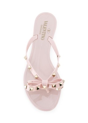 water rose valentino sandals